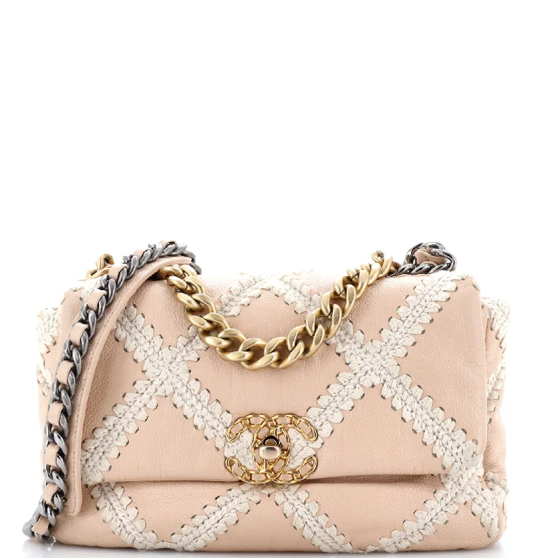 Limited-Time Offers On Trendy And Stylish Bags 19 Flap Bag Crochet Quilted Calfskin Medium Limited-Time Offers On Trendy And Stylish Bags 19 Flap Bag Crochet Quilted Calfskin Medium