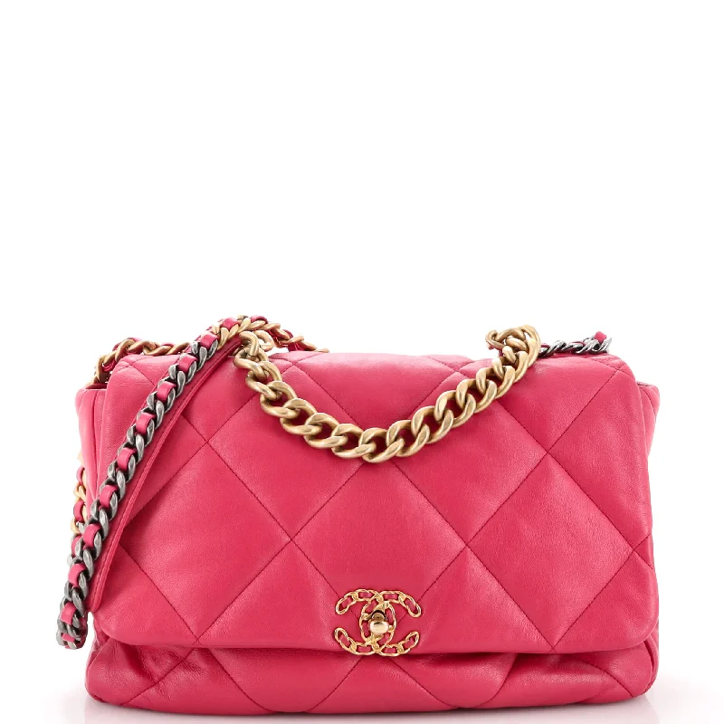 Flash Sale On Premium Bags 19 Flap Bag Quilted Leather Maxi