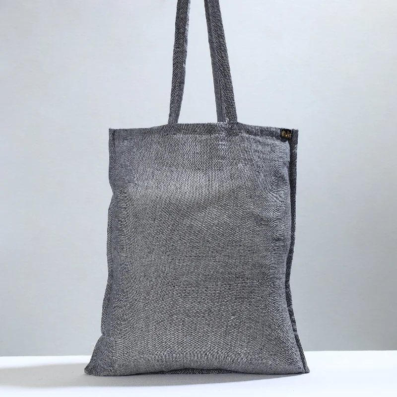 Inspired Bags For Affordable Luxury Grey - Jhiri Pure Handloom Cotton Jhola Bag 04 Inspired Bags For Affordable Luxury Grey - Jhiri Pure Handloom Cotton Jhola Bag 04