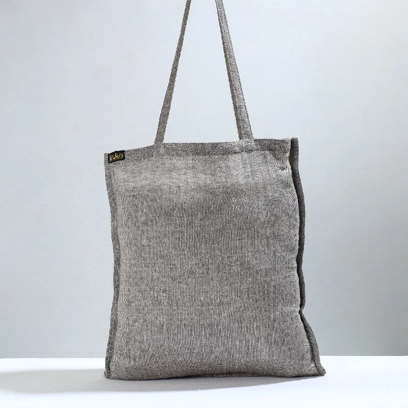 Stylish And Affordable Bags For Every Occasion Grey - Jhiri Pure Handloom Cotton Jhola Bag 41 Stylish And Affordable Bags For Every Occasion Grey - Jhiri Pure Handloom Cotton Jhola Bag 41