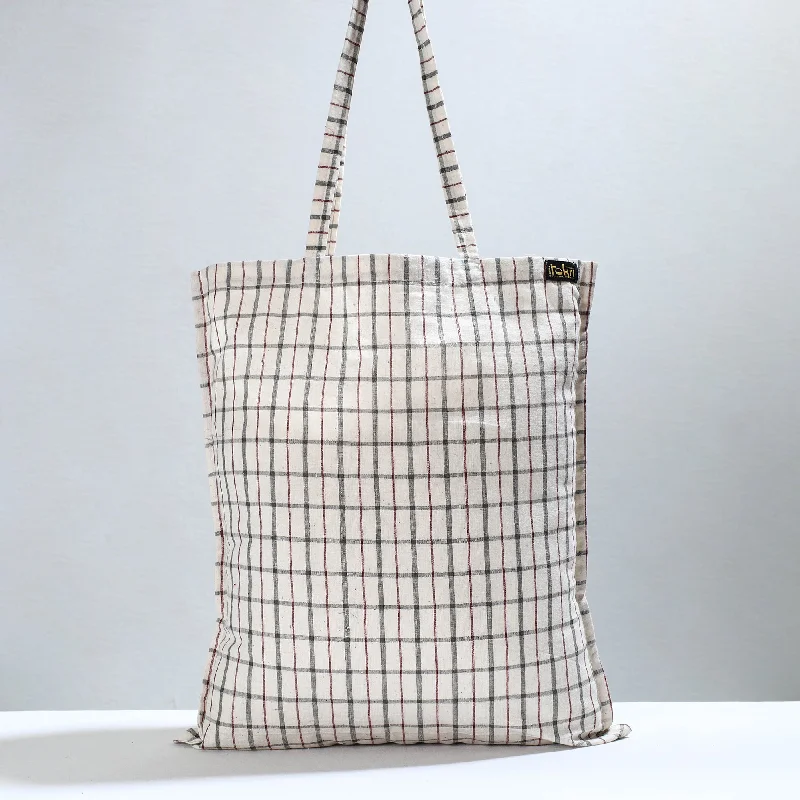 Eco-Friendly Bags For Sustainable Fashion Lovers White - Jhiri Pure Handloom Cotton Jhola Bag 05 Eco-Friendly Bags For Sustainable Fashion Lovers White - Jhiri Pure Handloom Cotton Jhola Bag 05