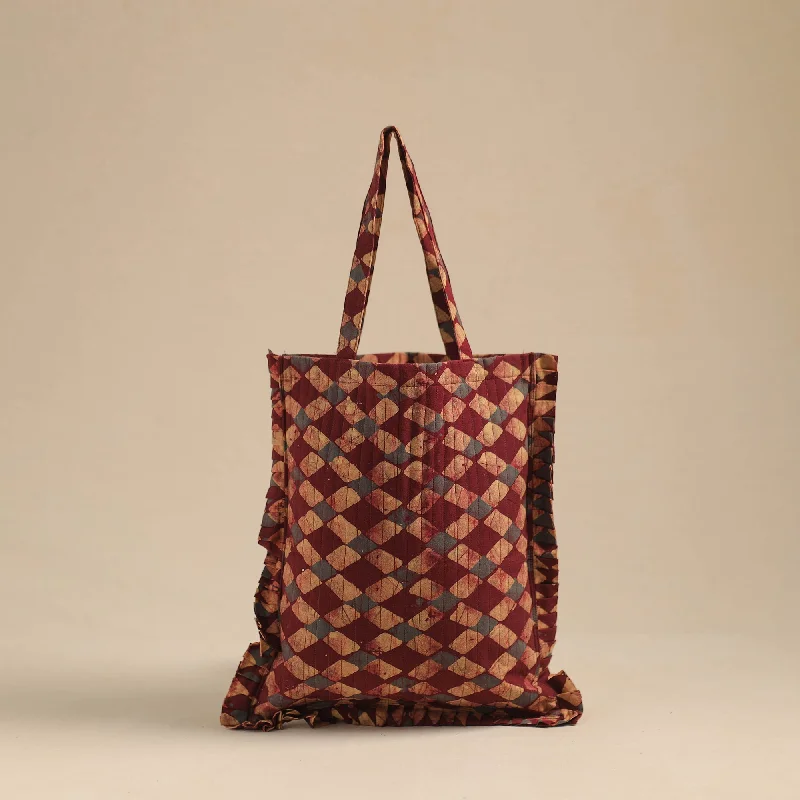 Tsa-Approved Bags For Hassle-Free Airport Security Handcrafted Cotton Frill Jhola Bag 03 Tsa-Approved Bags For Hassle-Free Airport Security Handcrafted Cotton Frill Jhola Bag 03