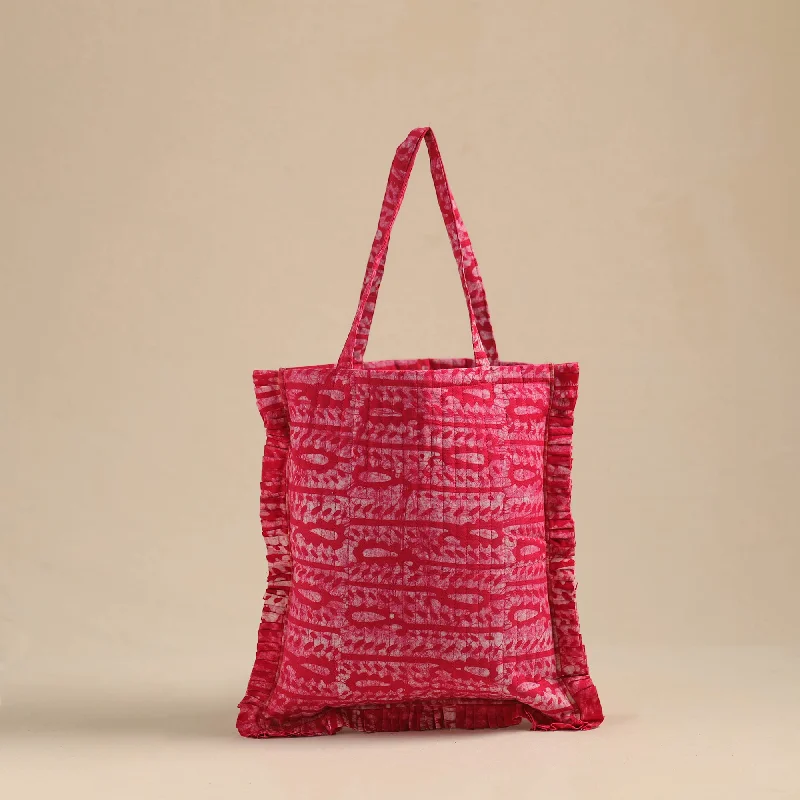 Glamorous Bags For Evening Events And Parties Handcrafted Cotton Frill Jhola Bag 45 Glamorous Bags For Evening Events And Parties Handcrafted Cotton Frill Jhola Bag 45