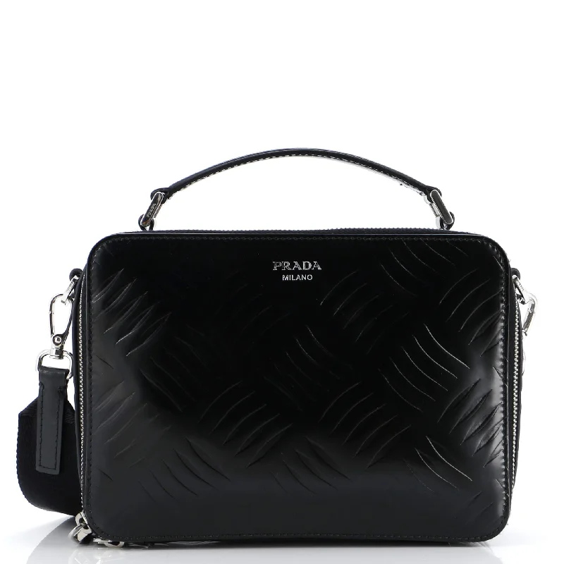 Functional Bags For Busy Moms And Dads Brique Crossbody Bag Embossed Brushed Leather Medium Functional Bags For Busy Moms And Dads Brique Crossbody Bag Embossed Brushed Leather Medium