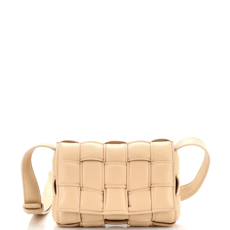 Romantic Valentine's Day Bags With Promotions Cassette Crossbody Bag Padded Maxi Intrecciato Leather Small Romantic Valentine's Day Bags With Promotions Cassette Crossbody Bag Padded Maxi Intrecciato Leather Small