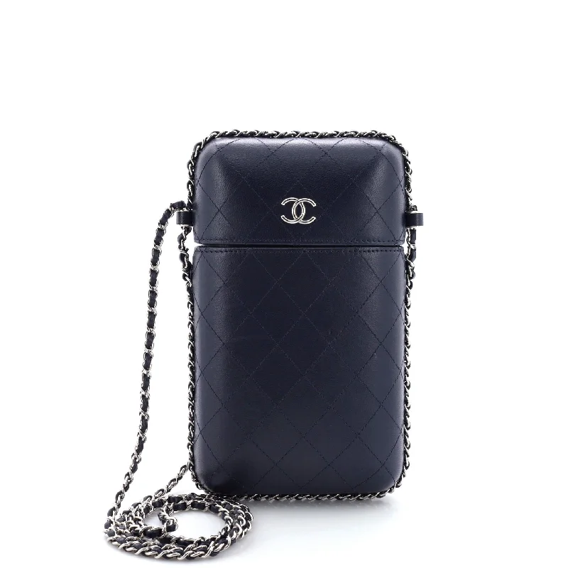 Bags For Outdoor Adventures Chain Around Phone Holder Box Crossbody Quilted Lambskin Bags For Outdoor Adventures Chain Around Phone Holder Box Crossbody Quilted Lambskin
