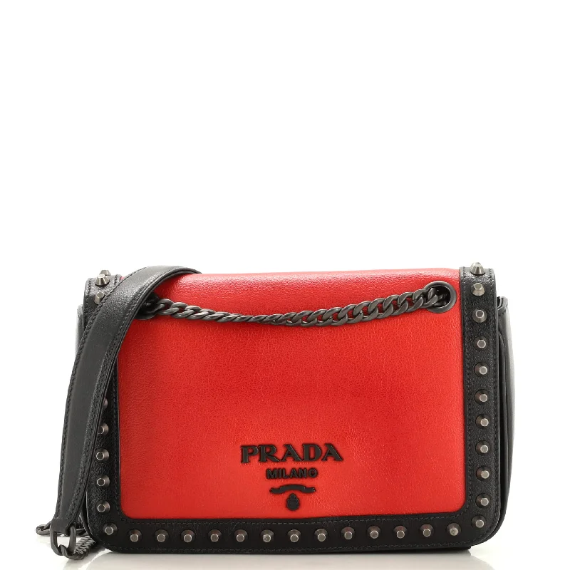 Designer Bags For Luxury Collectors With Offers Chain Flap Bag Studded Glace Calf Small Designer Bags For Luxury Collectors With Offers Chain Flap Bag Studded Glace Calf Small