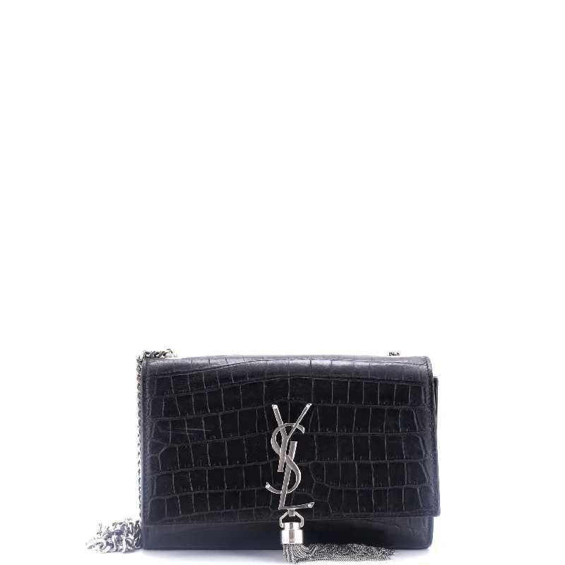 Trendy Festival Bags With Limited-Time Offers Classic Monogram Tassel Crossbody Bag Crocodile Embossed Leather Small Trendy Festival Bags With Limited-Time Offers Classic Monogram Tassel Crossbody Bag Crocodile Embossed Leather Small