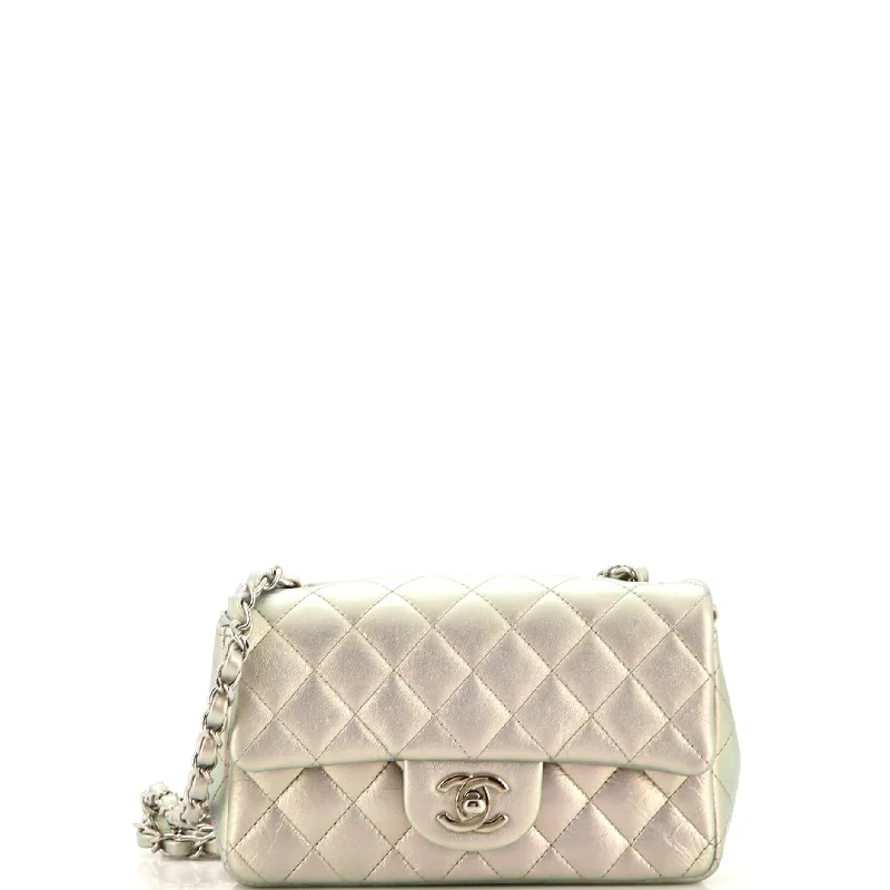 Bags For Personalized Gifts Classic Single Flap Bag Quilted Iridescent Lambskin Mini Bags For Personalized Gifts Classic Single Flap Bag Quilted Iridescent Lambskin Mini