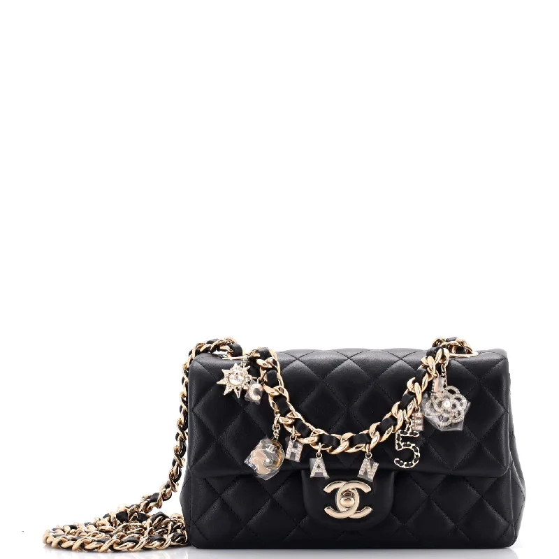 Professional Bags With Office Discounts Coco Charms Classic Single Flap Bag Quilted Lambskin Mini Professional Bags With Office Discounts Coco Charms Classic Single Flap Bag Quilted Lambskin Mini