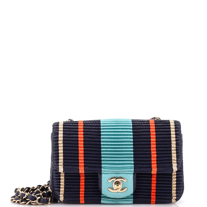 Stylish Yet Affordable Bags Coco Pleats Classic Single Flap Bag Printed Perforated Calfskin Mini Stylish Yet Affordable Bags Coco Pleats Classic Single Flap Bag Printed Perforated Calfskin Mini