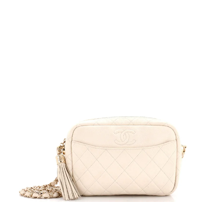 Sporty Bags For Active And Athletic Lifestyles Coco Tassel Camera Case Quilted Caviar Medium Sporty Bags For Active And Athletic Lifestyles Coco Tassel Camera Case Quilted Caviar Medium