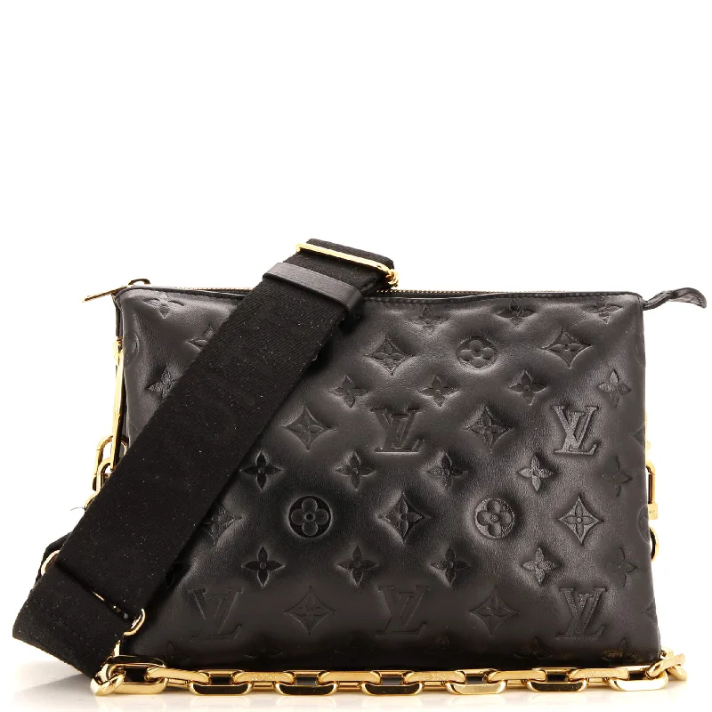 Lightweight And Functional Bags For Travel And Work Coussin Bag Monogram Embossed Lambskin PM Lightweight And Functional Bags For Travel And Work Coussin Bag Monogram Embossed Lambskin PM