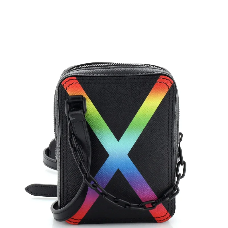 Elegant New Year Party Bags With Flash Sales Danube Messenger Bag Rainbow Taiga Leather Elegant New Year Party Bags With Flash Sales Danube Messenger Bag Rainbow Taiga Leather