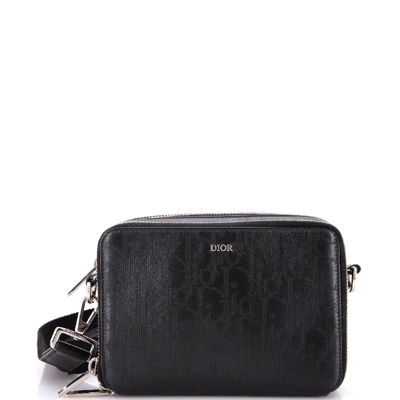 Bags For Minimalist And Functional Design Double Zip Crossbody Pouch Oblique Galaxy Leather Bags For Minimalist And Functional Design Double Zip Crossbody Pouch Oblique Galaxy Leather