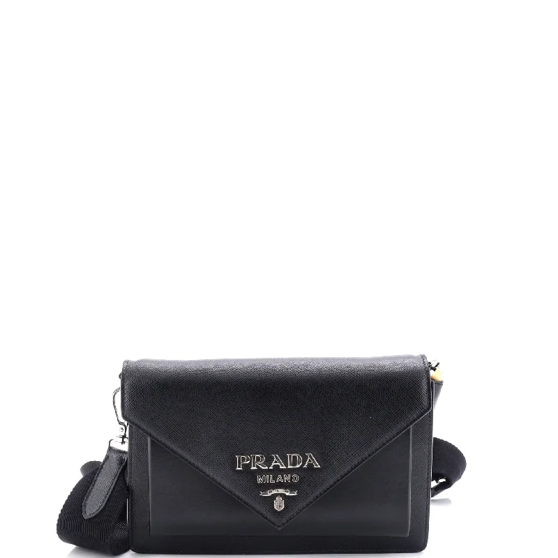 Anti-Theft And Budget-Friendly Bags Envelope Flap Bag with Nylon Strap Saffiano with City Calf Mini Anti-Theft And Budget-Friendly Bags Envelope Flap Bag with Nylon Strap Saffiano with City Calf Mini