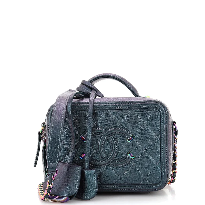 Lightweight Bags With Clearance Prices Filigree Vanity Case Quilted Iridescent Caviar Small Lightweight Bags With Clearance Prices Filigree Vanity Case Quilted Iridescent Caviar Small