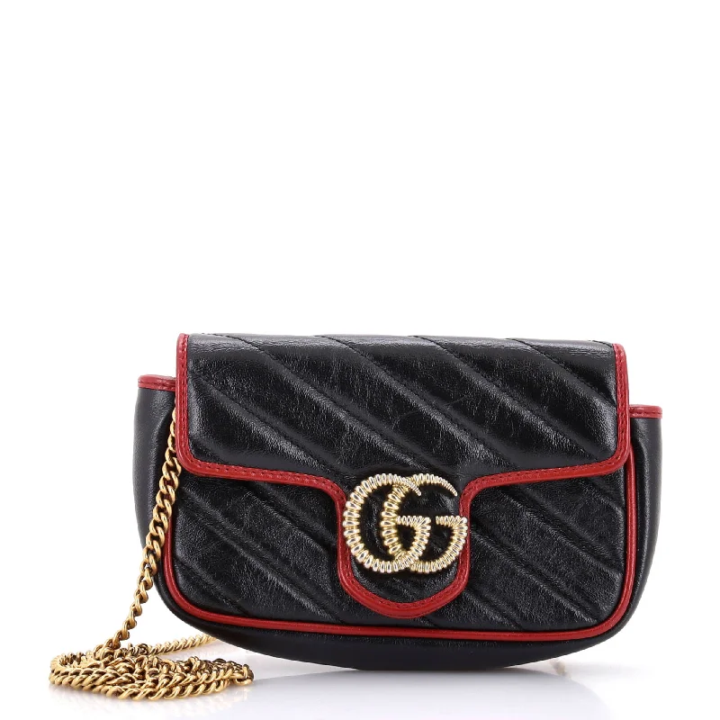 Inspired Bags For Modern Sophistication GG Marmont Flap Bag Diagonal Quilted Leather Super Mini Inspired Bags For Modern Sophistication GG Marmont Flap Bag Diagonal Quilted Leather Super Mini