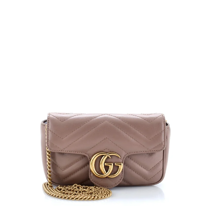 Everyday Bags For Work, School, Or Errands GG Marmont Flap Bag Matelasse Leather Super Mini Everyday Bags For Work, School, Or Errands GG Marmont Flap Bag Matelasse Leather Super Mini