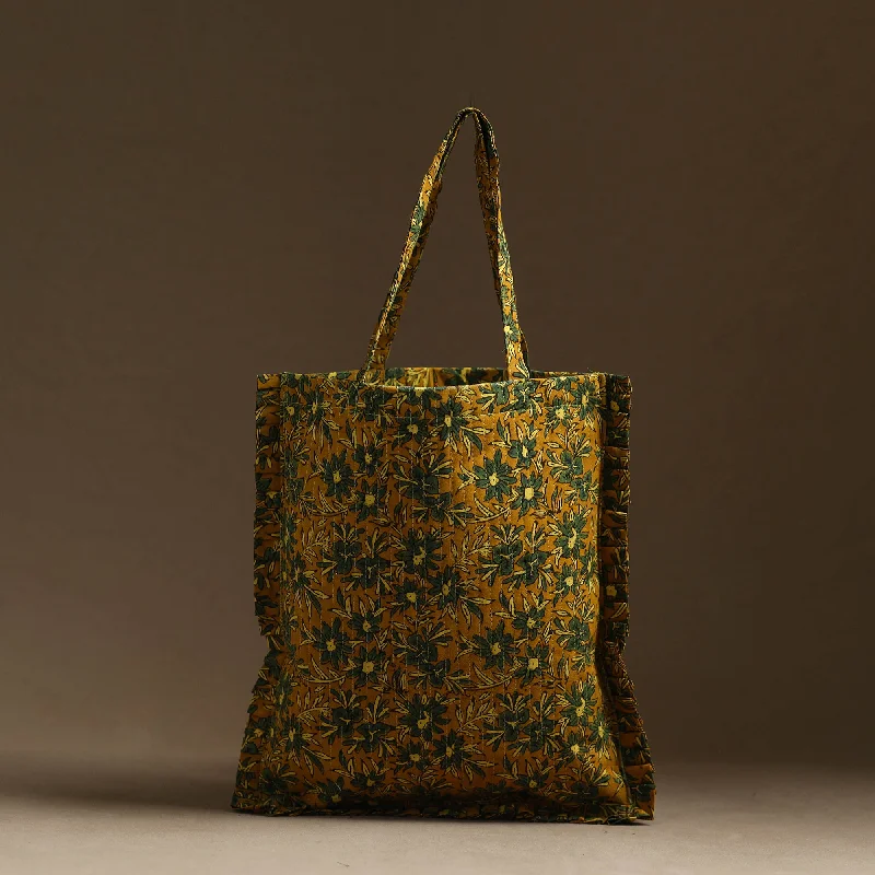 Eco-Friendly Bags For Sustainable Fashion Lovers Handcrafted Cotton Frill Jhola Bag 40 Eco-Friendly Bags For Sustainable Fashion Lovers Handcrafted Cotton Frill Jhola Bag 40