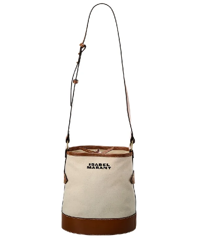 Flash Sales On Premium And High-Quality Bags Isabel Marant Canvas & Leather Shoulder Bag Flash Sales On Premium And High-Quality Bags Isabel Marant Canvas & Leather Shoulder Bag