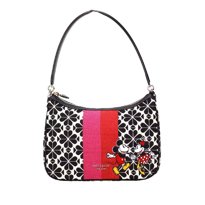 Lightweight And Functional Bags For Travel And Work Kate Spade Disney 100 Sam Small Spade Flower Jacquard Canvas Shoulder Bag Lightweight And Functional Bags For Travel And Work Kate Spade Disney 100 Sam Small Spade Flower Jacquard Canvas Shoulder Bag