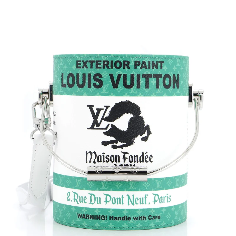 Inspired Bags For Modern Sophistication LV Paint Can Bag Monogram Canvas and Leather Inspired Bags For Modern Sophistication LV Paint Can Bag Monogram Canvas and Leather