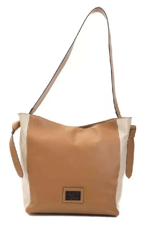 Cozy Handbags With Clearance Prices Pompei Donatella Elegant Leather Shoulder Bag in Rich Women's