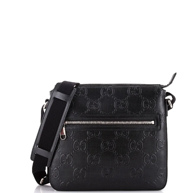 Bags For Minimalist And Functional Design Signature Zip Messenger Bag Guccissima Leather Small Bags For Minimalist And Functional Design Signature Zip Messenger Bag Guccissima Leather Small