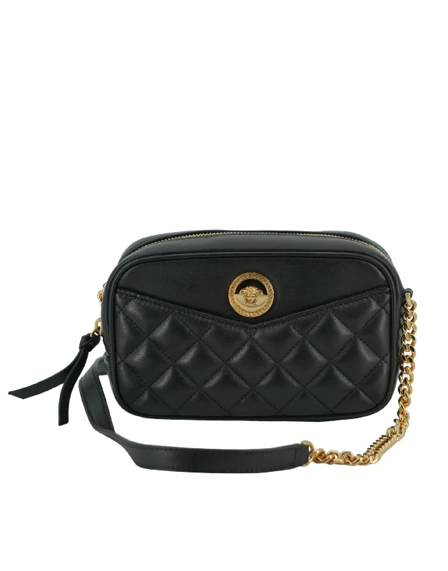 Stylish Bags With Discounts Versace Lamb Leather Small Camera Crossbody Women's Bag Stylish Bags With Discounts Versace Lamb Leather Small Camera Crossbody Women's Bag