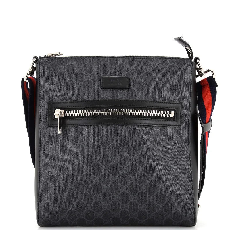 Luxurious But Budget-Friendly Bags Web Strap Front Zip Messenger Bag GG Coated Canvas Medium Luxurious But Budget-Friendly Bags Web Strap Front Zip Messenger Bag GG Coated Canvas Medium