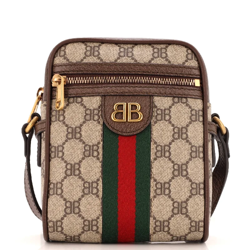 Vintage Bags For Retro And Classic Fashion Lovers x Gucci The Hacker Project Zip Messenger Bag BB Coated Canvas Mini Vintage Bags For Retro And Classic Fashion Lovers x Gucci The Hacker Project Zip Messenger Bag BB Coated Canvas Mini